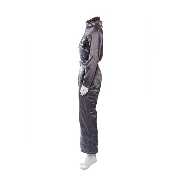 Bogner Grey Silver Ski Snowboard One Piece Bib Jumpsuit - Picture 3 of 6
